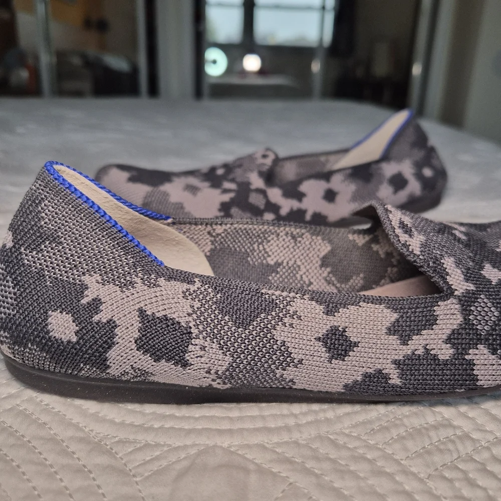 VGUC Rothy’s Botanicamo Grey Loafers Retired 7